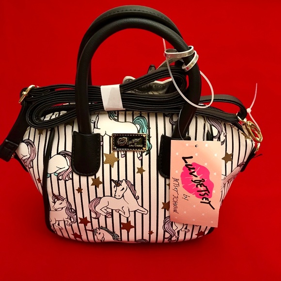 Betsey Johnson Handbags - NEW Luv Betsey Unicorn Mini Satchell Handbag Purse